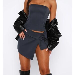 Set: Bustier Corset and Mini Skirt